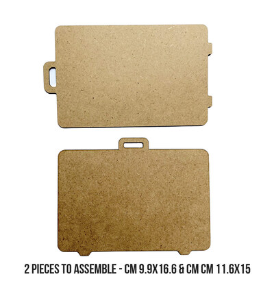 KLSM33 - Stamperia - Formes MDF 2 pièces - MDF - Detail 1 KLSM33 - Stamperia - Formes MDF 2 pièces - MDF - Detail 1