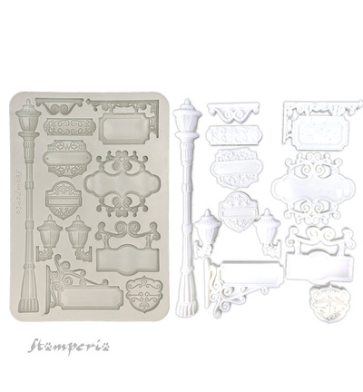 KACMA551 - Stamperia - Moule silicone flexible - Silicon mould - Detail 1 KACMA551 - Stamperia - Moule silicone flexible - Silicon mould - Detail 1
