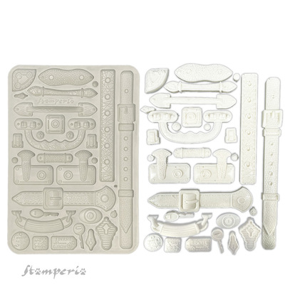 KACMA548 - Stamperia - Moule silicone flexible - Silicon mould - Detail 1