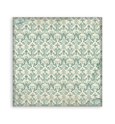 SBBL186 - Stamperia - Stamperia Grand Bloc Papier – Gardens of Time Backgrounds - Backgrounds Selection - Detail 3