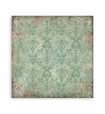 SBBL186 - Stamperia - Stamperia Grand Bloc Papier – Gardens of Time Backgrounds - Backgrounds Selection - Detail 13