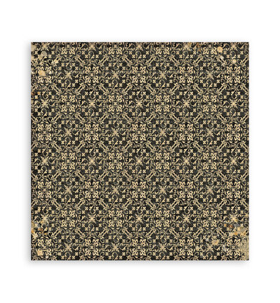 SBBL186 - Stamperia - Stamperia Grand Bloc Papier – Gardens of Time Backgrounds - Backgrounds Selection - Detail 25