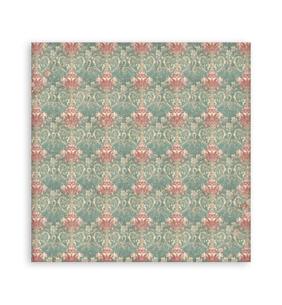 SBBL186 - Stamperia - Stamperia Grand Bloc Papier – Gardens of Time Backgrounds - Backgrounds Selection - Detail 31
