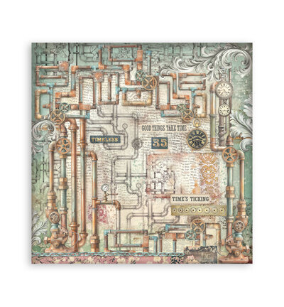 SBBS142 - Stamperia - Stamperia Petit Bloc Papier – Gardens of Time Backgrounds - Backgrounds Selection - Detail 18 SBBS142 - Stamperia - Stamperia Petit Bloc Papier – Gardens of Time Backgrounds - Backgrounds Selection - Detail 18