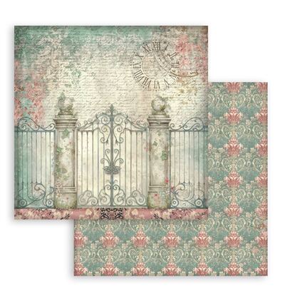 SBBS142 - Stamperia - Stamperia Petit Bloc Papier – Gardens of Time Backgrounds - Backgrounds Selection - Detail 29 SBBS142 - Stamperia - Stamperia Petit Bloc Papier – Gardens of Time Backgrounds - Backgrounds Selection - Detail 29