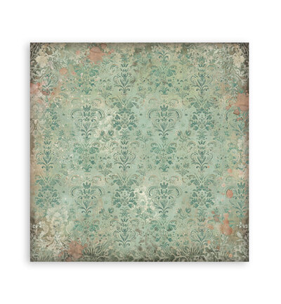 SBBXLB36 - Stamperia - Stamperia Grand Bloc Papier Simple Face – Gardens of Time - Maxi & Small Pads - Detail 8