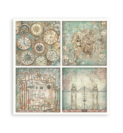 SBBSXB24 - Stamperia - Stamperia Petit Bloc Papier Simple Face – Gardens of Time - Maxi & Small Pads - Detail 15 SBBSXB24 - Stamperia - Stamperia Petit Bloc Papier Simple Face – Gardens of Time - Maxi & Small Pads - Detail 15