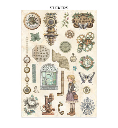 SBJK17 - Stamperia - Stamperia Art Junk Journal – Gardens of Time - Junk journal - Detail 2 SBJK17 - Stamperia - Stamperia Art Junk Journal – Gardens of Time - Junk journal - Detail 2