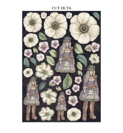 SBJK17 - Stamperia - Stamperia Art Junk Journal – Gardens of Time - Junk journal - Detail 10 SBJK17 - Stamperia - Stamperia Art Junk Journal – Gardens of Time - Junk journal - Detail 10