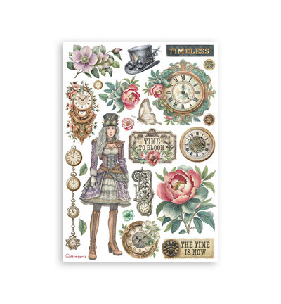 SBW32 - Stamperia - Stamperia Washi Pad – Gardens of Time - Washi Pad - Detail 2 SBW32 - Stamperia - Stamperia Washi Pad – Gardens of Time - Washi Pad - Detail 2