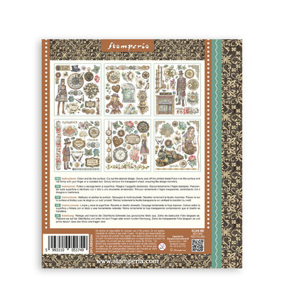 DFLRBXG04 - Stamperia - Stamperia Sélection Rub-On – Gardens of Time - Rub On - Detail 1 DFLRBXG04 - Stamperia - Stamperia Sélection Rub-On – Gardens of Time - Rub On - Detail 1