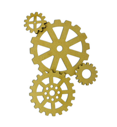 KLSM83 - Stamperia - Stamperia Crafty Shapes – Gardens of Time Gears - Crafty Shapes - Detail 1