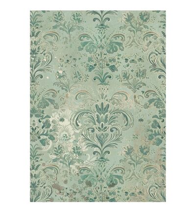 DFSAK6053 - Stamperia - Stamperia Sélection Papier Riz Fonds A6 – Gardens of Time - Rice Paper Backgrounds - Detail 8