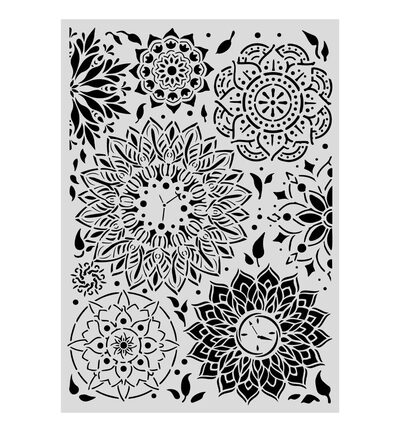 KSTDA3012 - Stamperia - Stamperia Pochoir A3 – Mandala Pattern - Stencil - CM 20 x 25 - Detail 1 KSTDA3012 - Stamperia - Stamperia Pochoir A3 – Mandala Pattern - Stencil - CM 20 x 25 - Detail 1