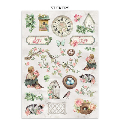 SBJK19 - Stamperia - Stamperia Art Junk Journal – House of Roses - Junk journal - Detail 2