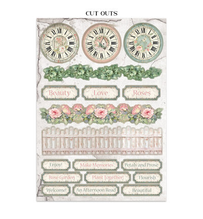 SBJK19 - Stamperia - Stamperia Art Junk Journal – House of Roses - Junk journal - Detail 10