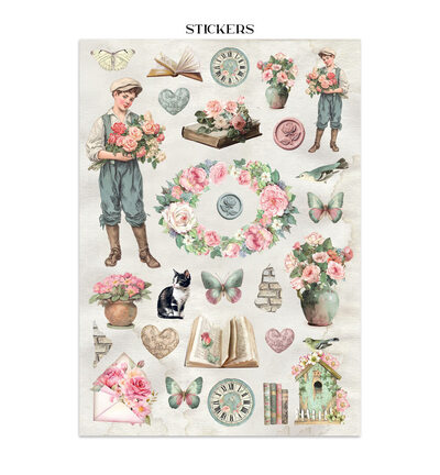 SBJK19 - Stamperia - Stamperia Art Junk Journal – House of Roses - Junk journal - Detail 26