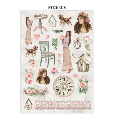 SBJK19 - Stamperia - Stamperia Art Junk Journal – House of Roses - Junk journal - Detail 27