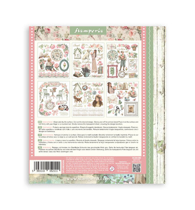 DFLRBXG06 - Stamperia - Stamperia Sélection Rub-On – House of Roses - Rub On - Detail 1 DFLRBXG06 - Stamperia - Stamperia Sélection Rub-On – House of Roses - Rub On - Detail 1