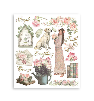 DFLRBXG06 - Stamperia - Stamperia Sélection Rub-On – House of Roses - Rub On - Detail 3 DFLRBXG06 - Stamperia - Stamperia Sélection Rub-On – House of Roses - Rub On - Detail 3