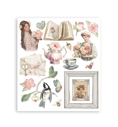 DFLRBXG06 - Stamperia - Stamperia Sélection Rub-On – House of Roses - Rub On - Detail 7 DFLRBXG06 - Stamperia - Stamperia Sélection Rub-On – House of Roses - Rub On - Detail 7