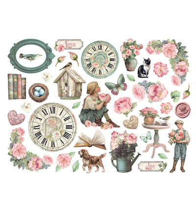 DFLDC132 - Stamperia - Stamperia Die-Cuts – House of Roses - Ephemera & Die Cut - Detail 1 DFLDC132 - Stamperia - Stamperia Die-Cuts – House of Roses - Ephemera & Die Cut - Detail 1