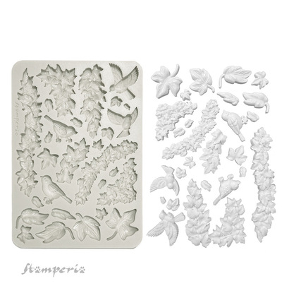 KACMA567 - Stamperia - Stamperia Moule en Silicone A5 – House of Roses Ivy - Moulds & Crafty & Decorative - Detail 1