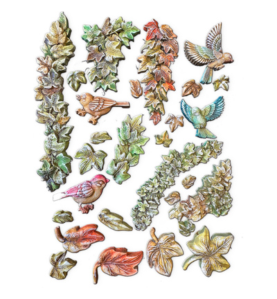 KACMA567 - Stamperia - Stamperia Moule en Silicone A5 – House of Roses Ivy - Moulds & Crafty & Decorative - Detail 2