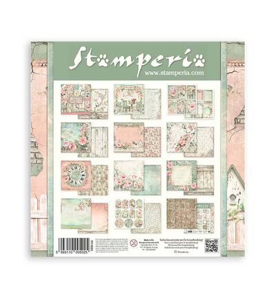 SBBL66 - Stamperia - Stamperia Grand Bloc Papier – House of Roses - Scrapbooking Pad - Detail 1