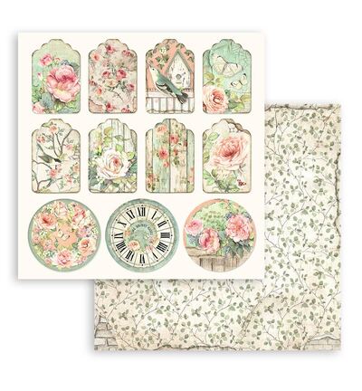 SBBL66 - Stamperia - Stamperia Grand Bloc Papier – House of Roses - Scrapbooking Pad - Detail 5