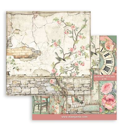 SBBL66 - Stamperia - Stamperia Grand Bloc Papier – House of Roses - Scrapbooking Pad - Detail 11