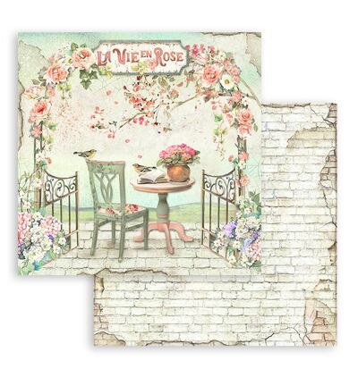 SBBL66 - Stamperia - Stamperia Grand Bloc Papier – House of Roses - Scrapbooking Pad - Detail 12