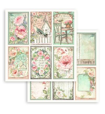SBBL66 - Stamperia - Stamperia Grand Bloc Papier – House of Roses - Scrapbooking Pad - Detail 15