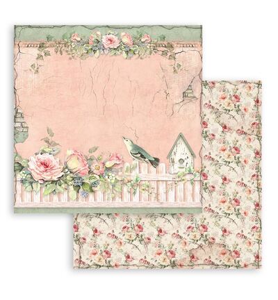 SBBL66 - Stamperia - Stamperia Grand Bloc Papier – House of Roses - Scrapbooking Pad - Detail 21