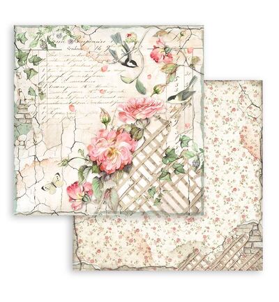 SBBL66 - Stamperia - Stamperia Grand Bloc Papier – House of Roses - Scrapbooking Pad - Detail 24