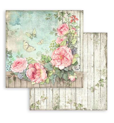 SBBS08 - Stamperia - Stamperia Petit Bloc Papier – House of Roses - Scrapbooking Pad - Detail 18