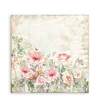 SBBS08 - Stamperia - Stamperia Petit Bloc Papier – House of Roses - Scrapbooking Pad - Detail 31