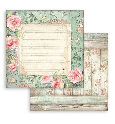 SBBS08 - Stamperia - Stamperia Petit Bloc Papier – House of Roses - Scrapbooking Pad - Detail 33