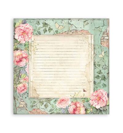 SBBS08 - Stamperia - Stamperia Petit Bloc Papier – House of Roses - Scrapbooking Pad - Detail 34