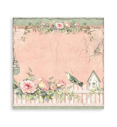 SBBXLB23 - Stamperia - Stamperia Grand Bloc Papier Simple Face – House of Roses - Maxi & Small Pads - Detail 22 SBBXLB23 - Stamperia - Stamperia Grand Bloc Papier Simple Face – House of Roses - Maxi & Small Pads - Detail 22