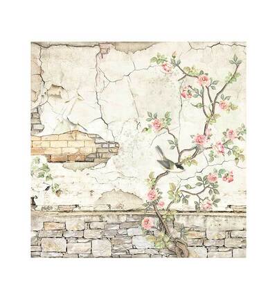 SBPLT44 - Stamperia - Stamperia Pack Tissu – House of Roses - Ephemera & Fabric - Detail 3 SBPLT44 - Stamperia - Stamperia Pack Tissu – House of Roses - Ephemera & Fabric - Detail 3