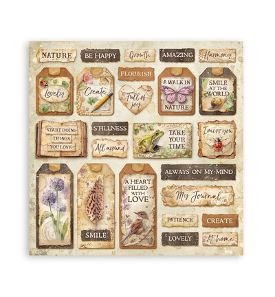 SBBL187 - Stamperia - Stamperia Bloc papier 12x12 – All Around - Scrapbooking Pad - Detail 34 SBBL187 - Stamperia - Stamperia Bloc papier 12x12 – All Around - Scrapbooking Pad - Detail 34