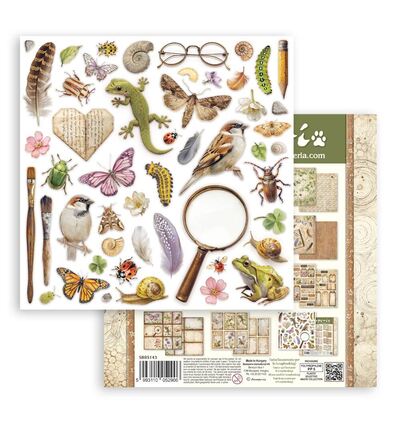 SBBS143 - Stamperia - Stamperia Bloc papier 8x8 – All Around - Scrapbooking Pad - Detail 8 SBBS143 - Stamperia - Stamperia Bloc papier 8x8 – All Around - Scrapbooking Pad - Detail 8