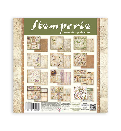 SBBS143 - Stamperia - Stamperia Bloc papier 8x8 – All Around - Scrapbooking Pad - Detail 9 SBBS143 - Stamperia - Stamperia Bloc papier 8x8 – All Around - Scrapbooking Pad - Detail 9
