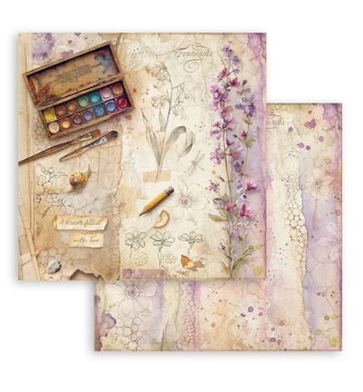 SBBS143 - Stamperia - Stamperia Bloc papier 8x8 – All Around - Scrapbooking Pad - Detail 30 SBBS143 - Stamperia - Stamperia Bloc papier 8x8 – All Around - Scrapbooking Pad - Detail 30