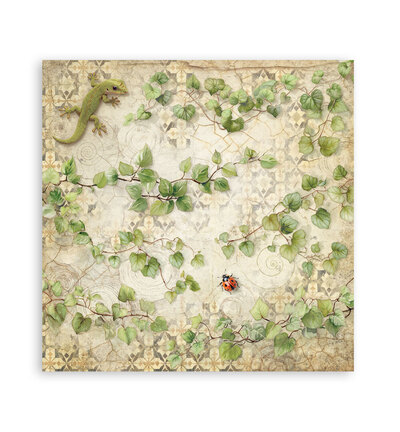 SBBSXB25 - Stamperia - Stamperia Bloc papier simple face 8x8 – All Around - Maxi & Small Pads - Detail 19