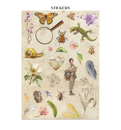 SBJK20 - Stamperia - Stamperia Junk Journal – All Around - Junk journal - Detail 1