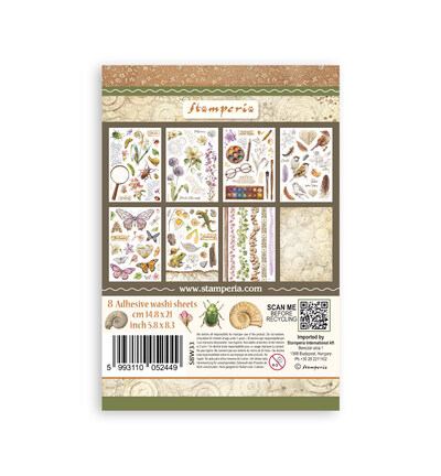 SBW33 - Stamperia - Stamperia Bloc washi – All Around - Washi Pad - Detail 1