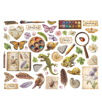 DFLDC133 - Stamperia - Stamperia Die-Cuts – All Around - Ephemera & Die Cut - Detail 1
