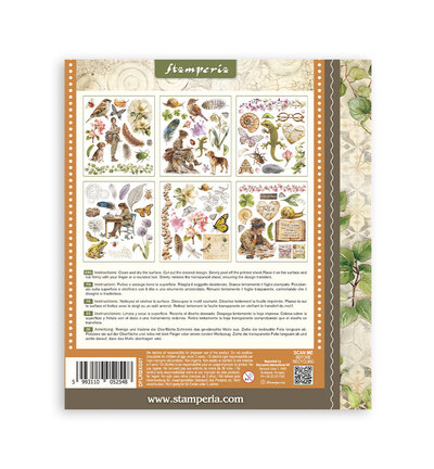 DFLRBXG07 - Stamperia - Stamperia Sélection Rub-On – All Around - Rub on selection - Detail 7